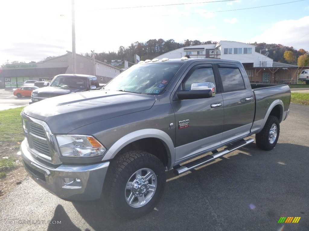 2012 Ram 2500 HD Laramie Crew Cab 4x4 - Mineral Gray Metallic / Dark Slate photo #1