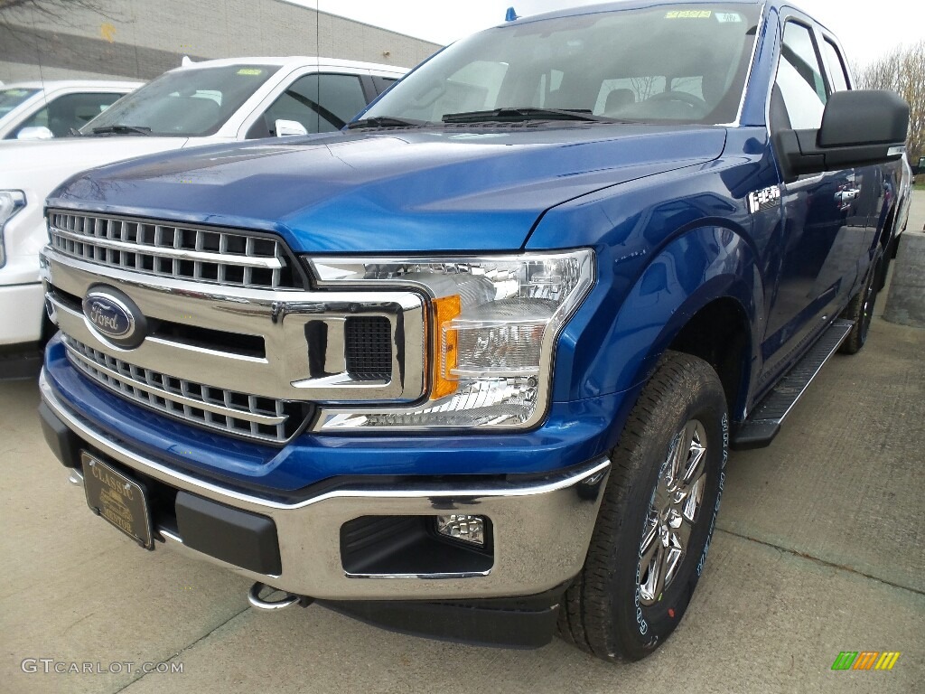 Lightning Blue Ford F150