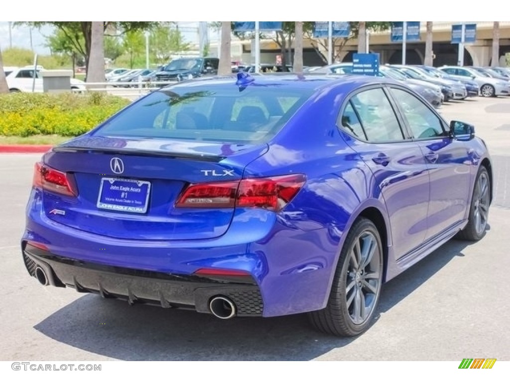 2018 TLX V6 A-Spec Sedan - Still Night Blue Pearl / Ebony photo #7