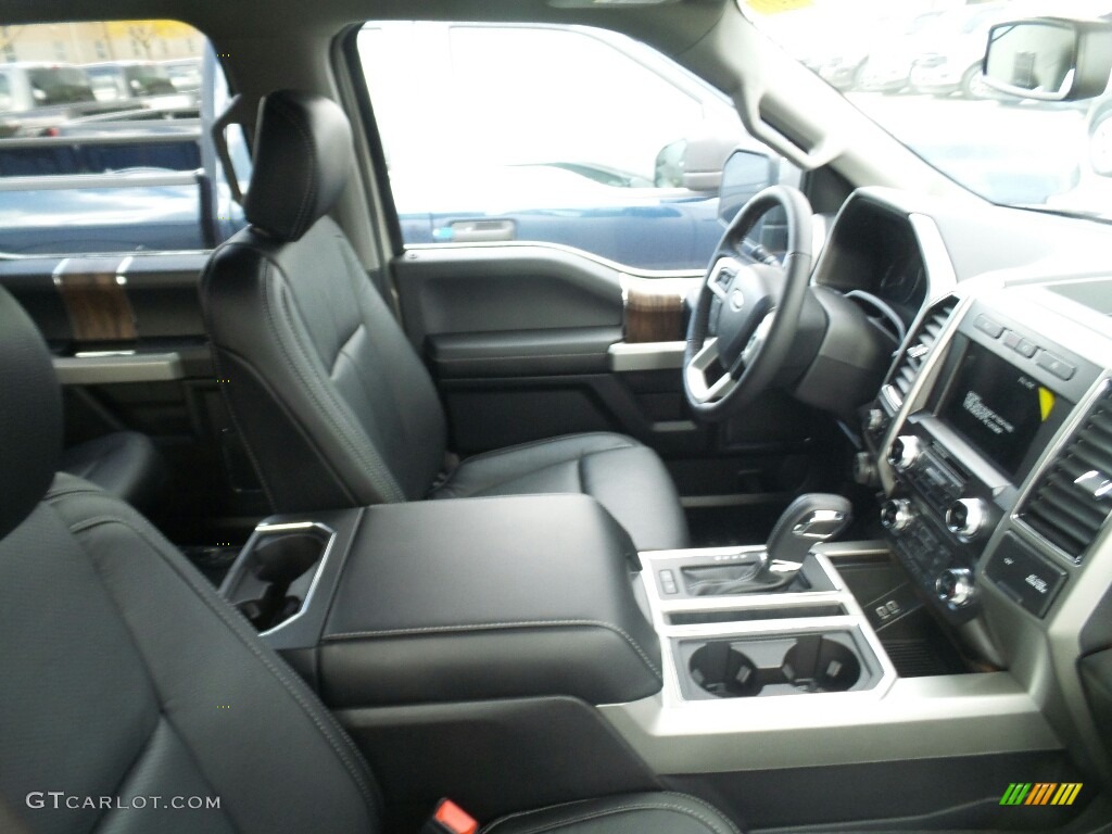 2018 F150 Lariat SuperCrew 4x4 - White Gold / Black photo #5