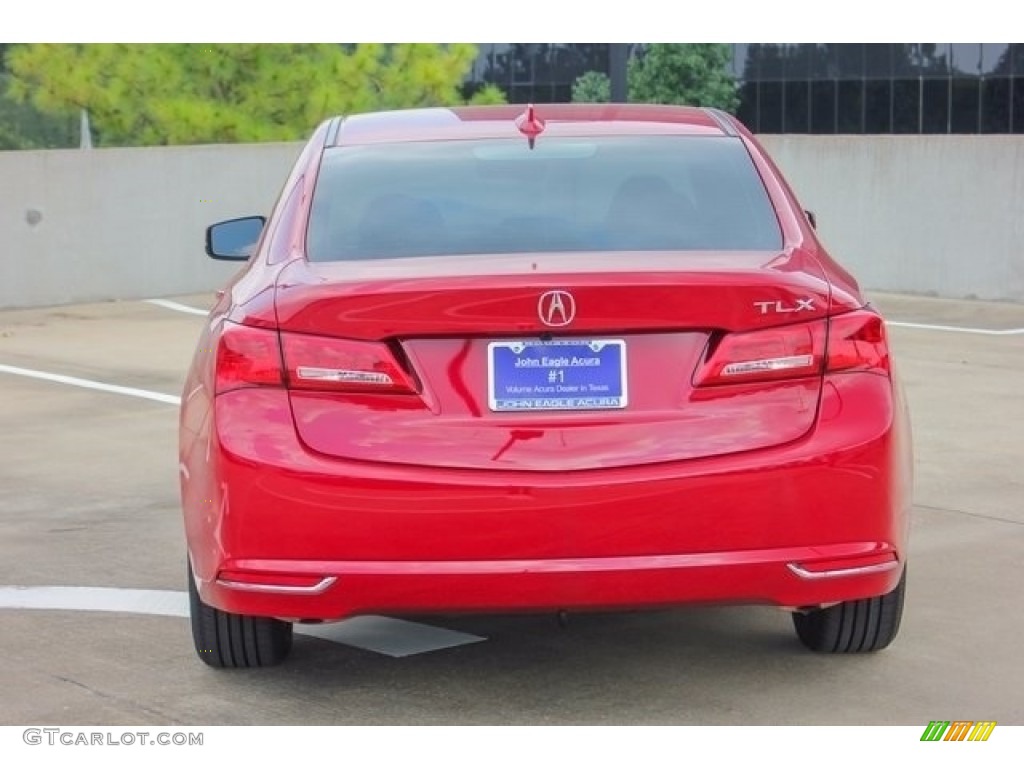 2018 TLX Technology Sedan - San Marino Red / Parchment photo #6