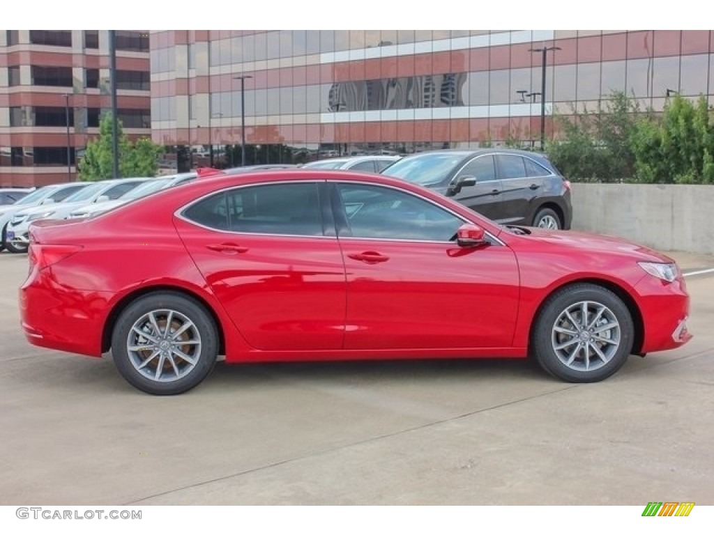 2018 TLX Technology Sedan - San Marino Red / Parchment photo #8