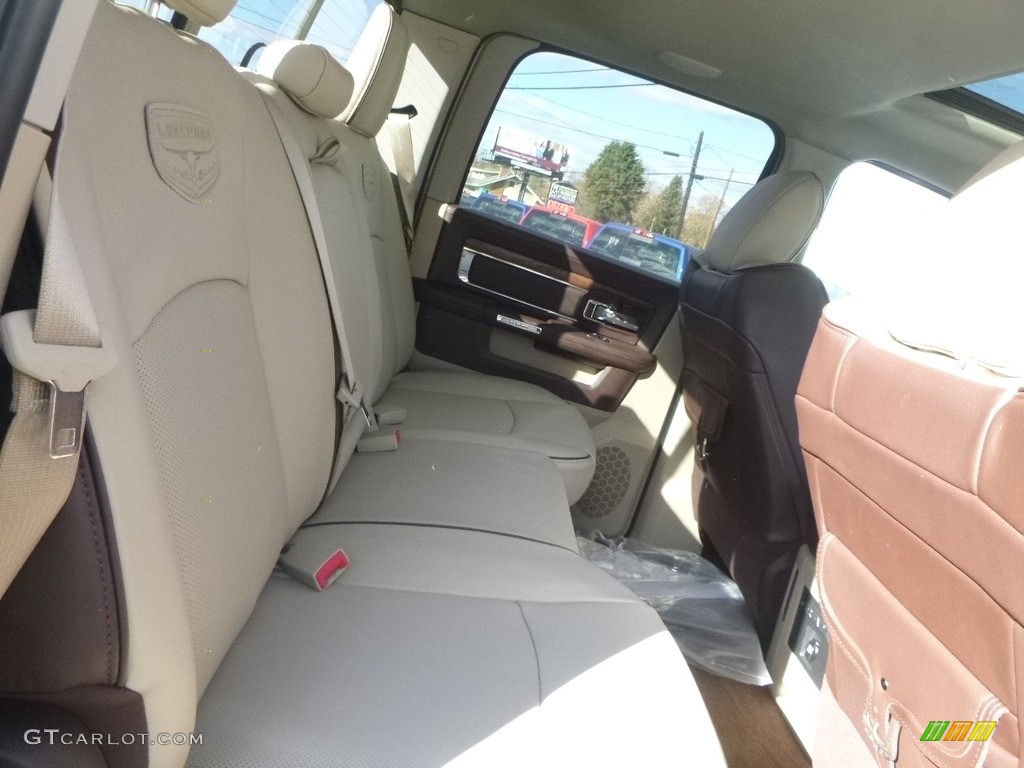 Brown/Light Frost Beige Interior 2018 Ram 2500 Laramie Longhorn Crew Cab 4x4 Photo #123833730