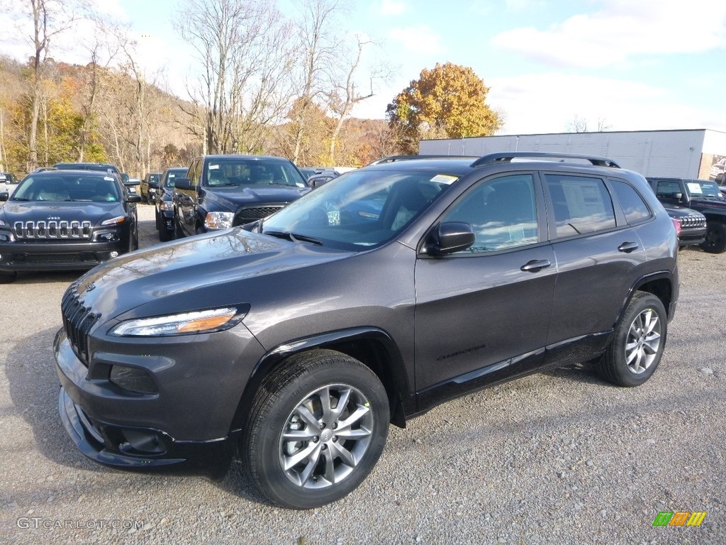 Granite Crystal Metallic 2018 Jeep Cherokee Latitude 4x4 Exterior Photo #123833958