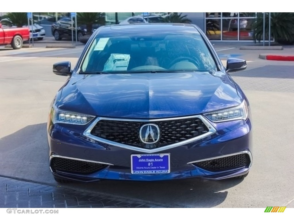 2018 TLX V6 Technology Sedan - Fathom Blue Pearl / Ebony photo #2