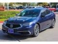 2018 Fathom Blue Pearl Acura TLX V6 Technology Sedan  photo #3
