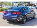 2018 Fathom Blue Pearl Acura TLX V6 Technology Sedan  photo #7