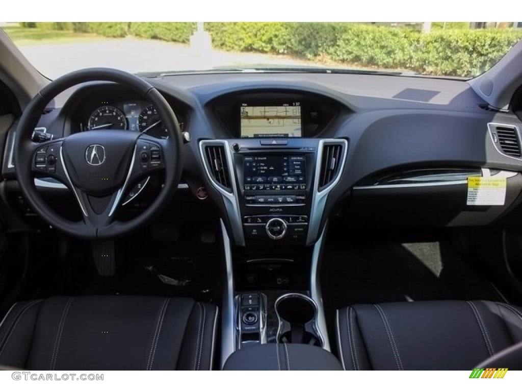 2018 TLX V6 Technology Sedan - Fathom Blue Pearl / Ebony photo #9