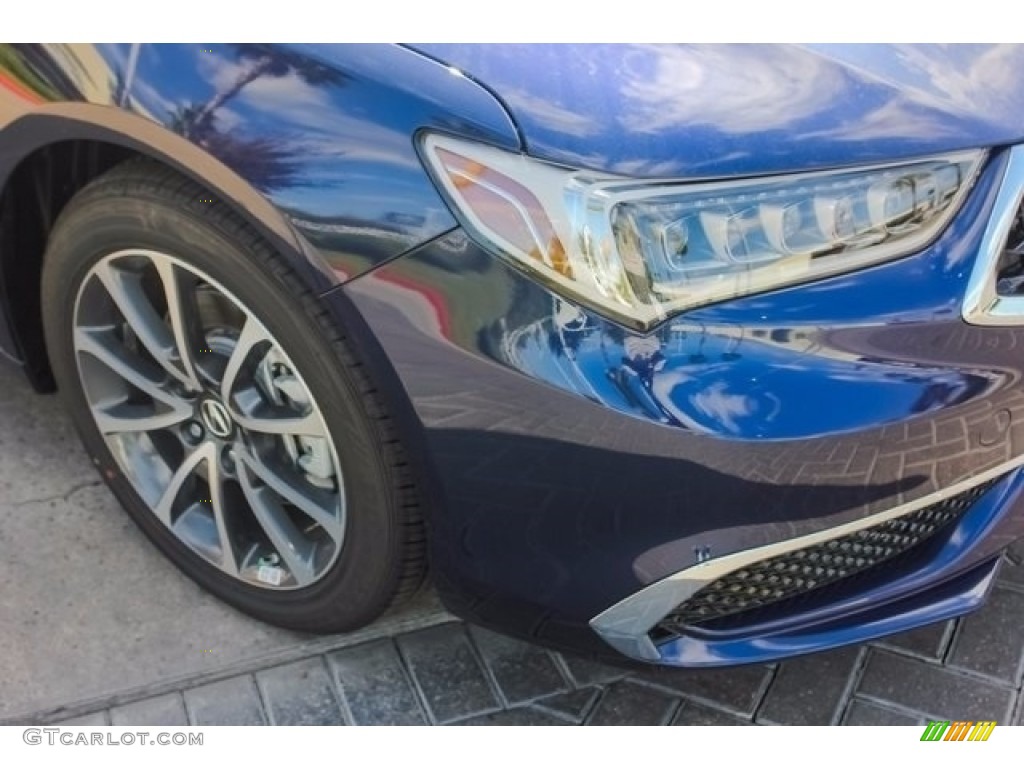2018 TLX V6 Technology Sedan - Fathom Blue Pearl / Ebony photo #10
