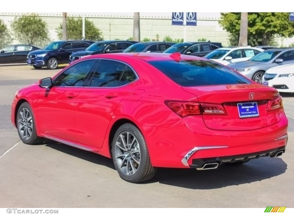 2018 TLX V6 Technology Sedan - San Marino Red / Parchment photo #5