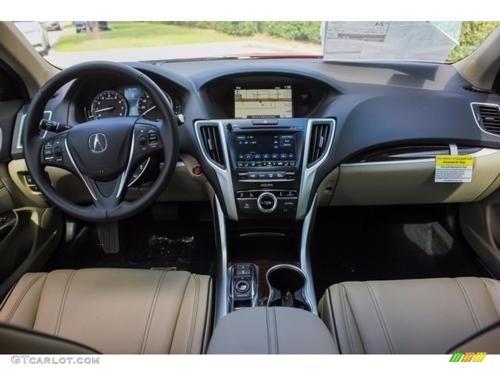 2018 TLX V6 Technology Sedan - San Marino Red / Parchment photo #9