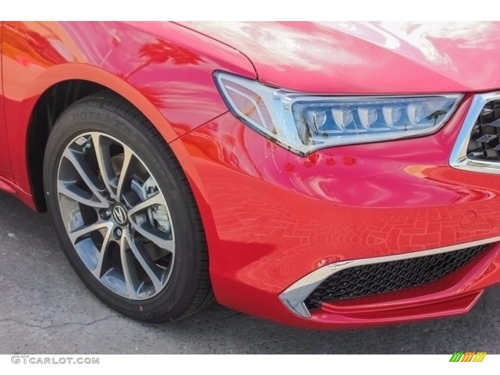 2018 TLX V6 Technology Sedan - San Marino Red / Parchment photo #10