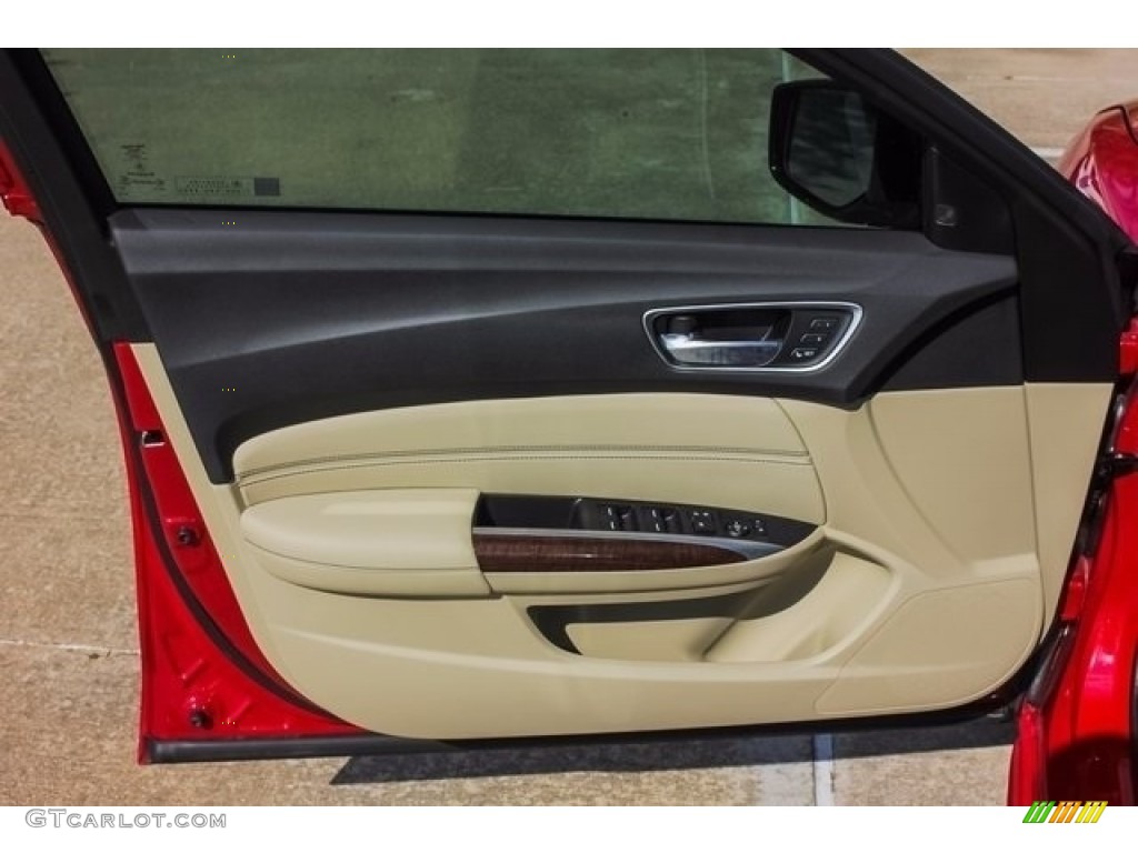 2018 TLX V6 Technology Sedan - San Marino Red / Parchment photo #12