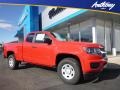 Red Hot 2018 Chevrolet Colorado WT Extended Cab 4x4