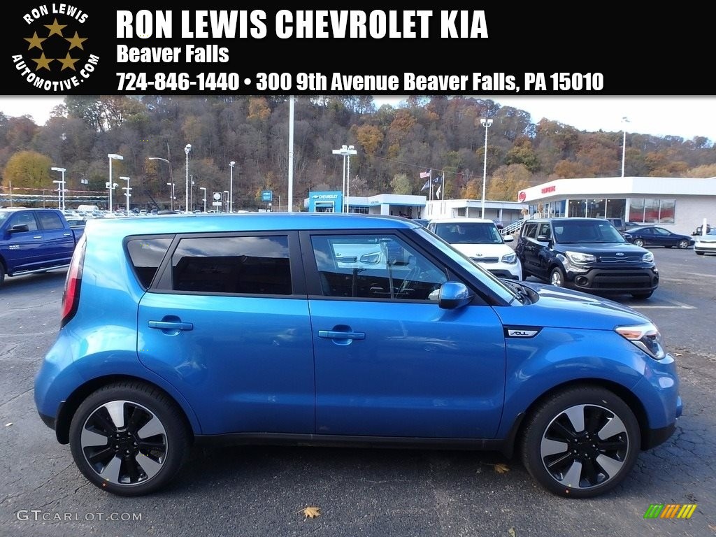 Caribbean Blue Kia Soul