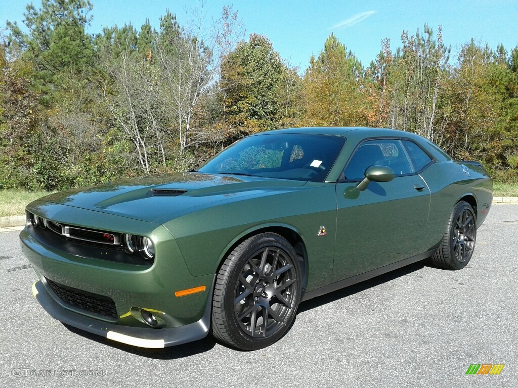 F8 Green 2018 Dodge Challenger R/T Scat Pack Exterior Photo #123836241