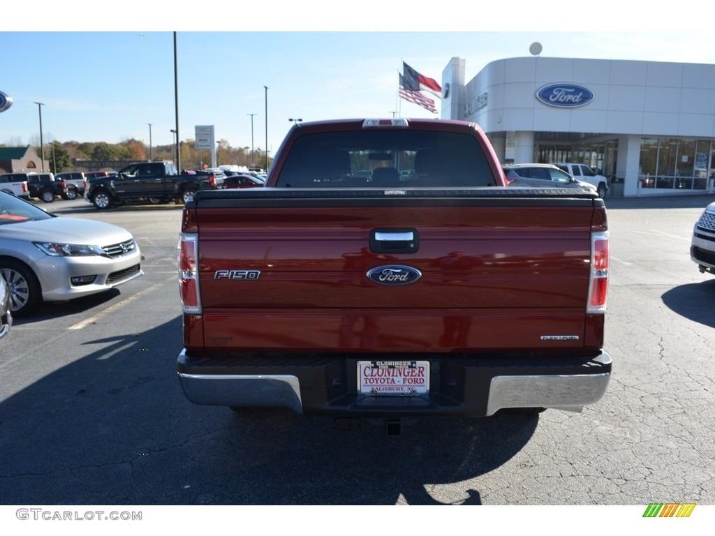 2014 F150 XLT SuperCrew - Sunset / Steel Grey photo #4