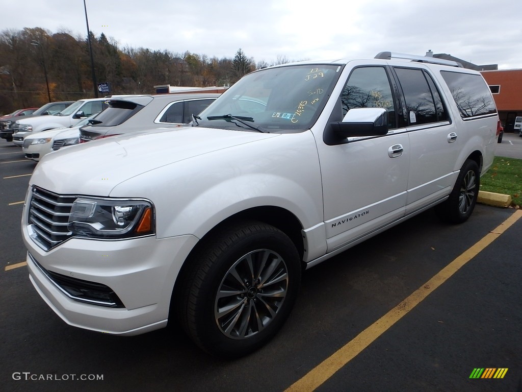 2017 Navigator L Select 4x4 - White Platinum / Ebony photo #1