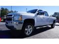 Summit White - Silverado 2500HD Work Truck Crew Cab 4x4 Photo No. 3