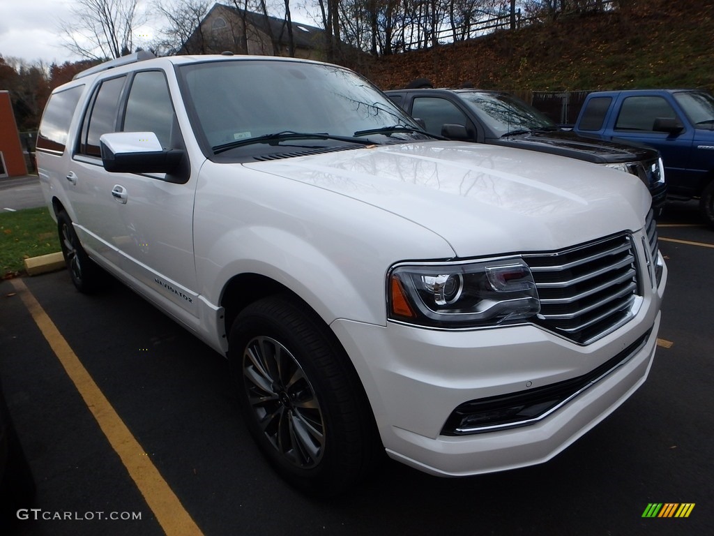2017 Navigator L Select 4x4 - White Platinum / Ebony photo #5