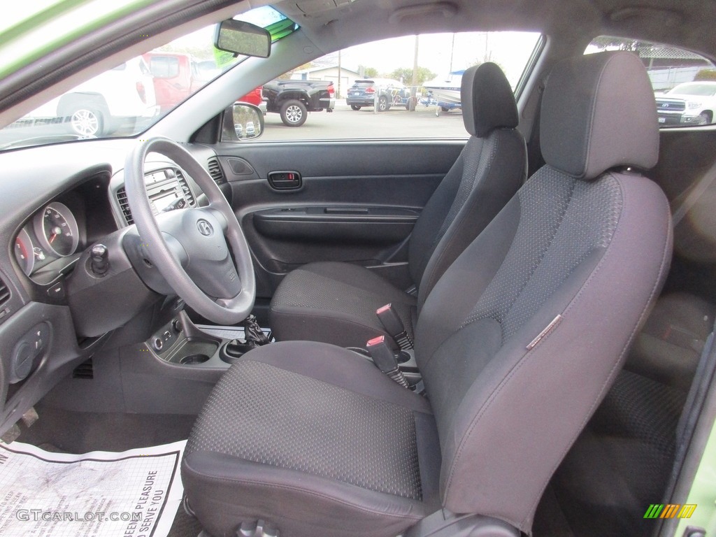 2010 Accent GS 3 Door - Apple Green / Black photo #8