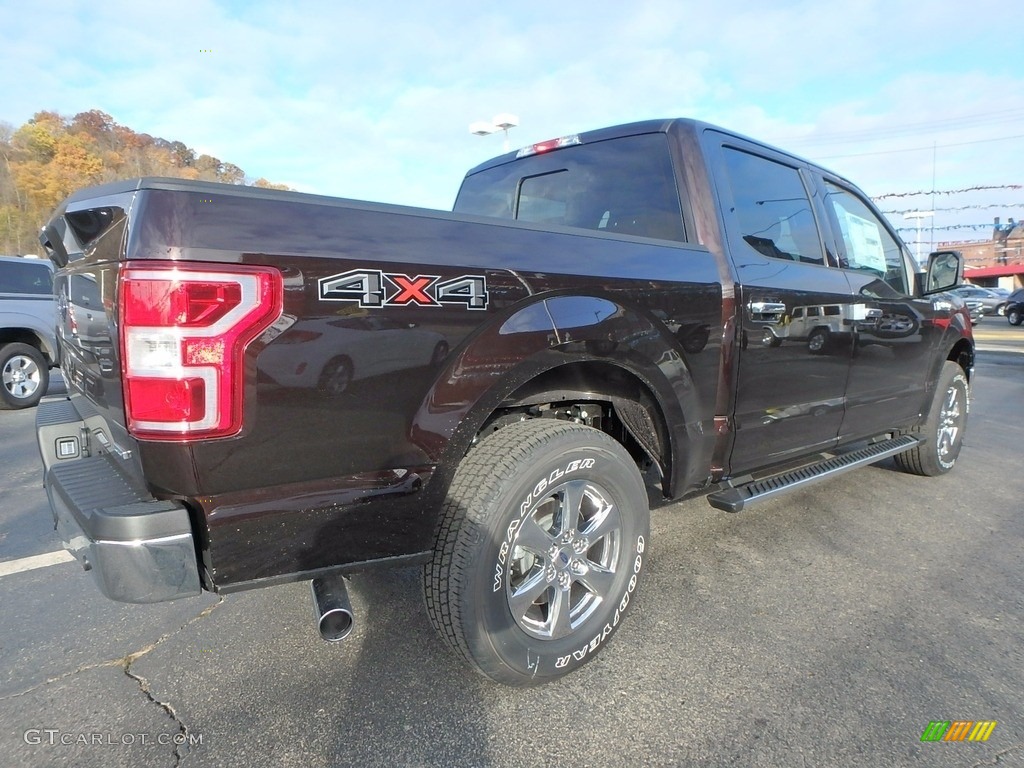 2018 F150 XLT SuperCrew 4x4 - Magma Red / Earth Gray photo #2