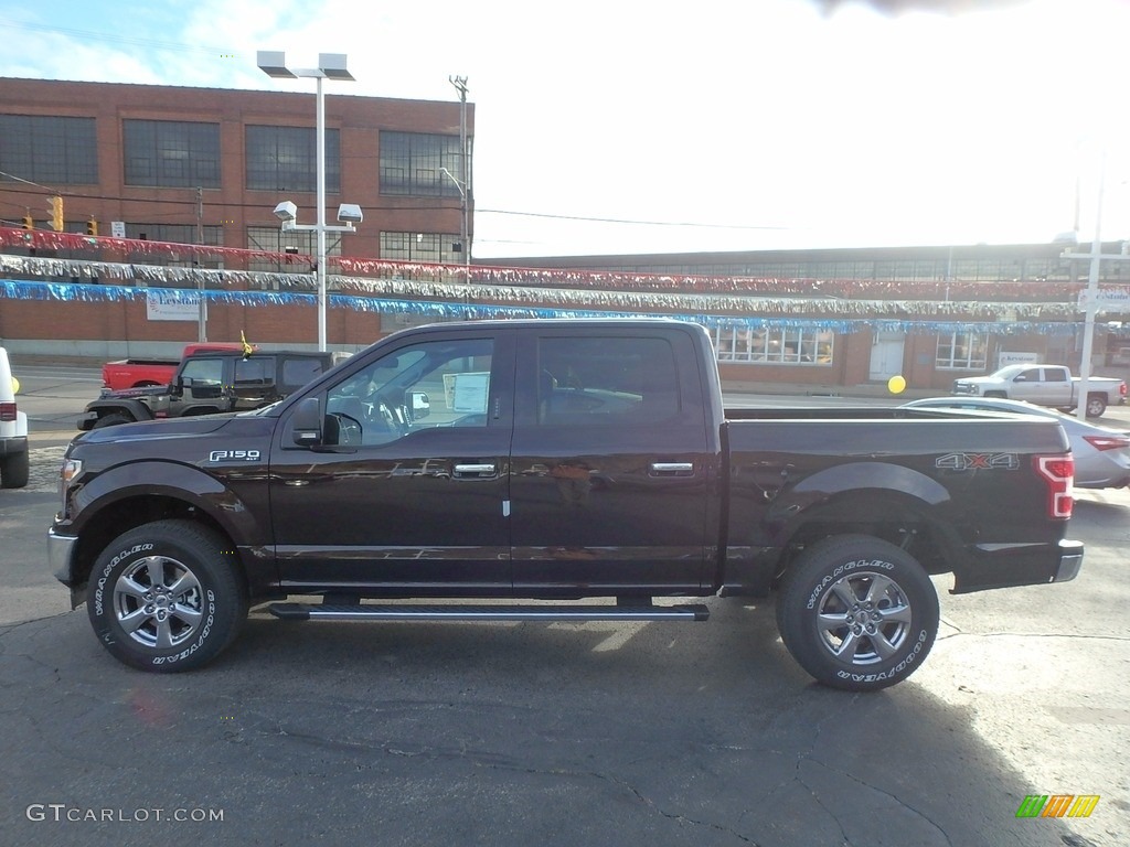 2018 F150 XLT SuperCrew 4x4 - Magma Red / Earth Gray photo #5