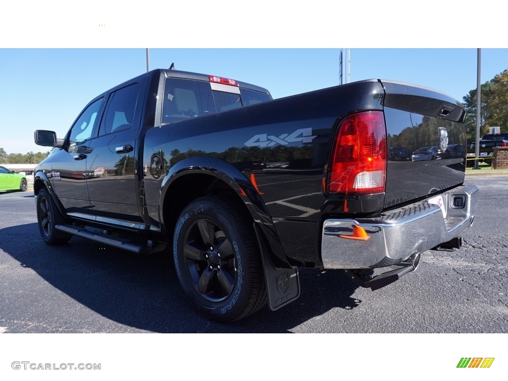 2018 1500 Harvest Edition Crew Cab - Brilliant Black Crystal Pearl / Black/Diesel Gray photo #5