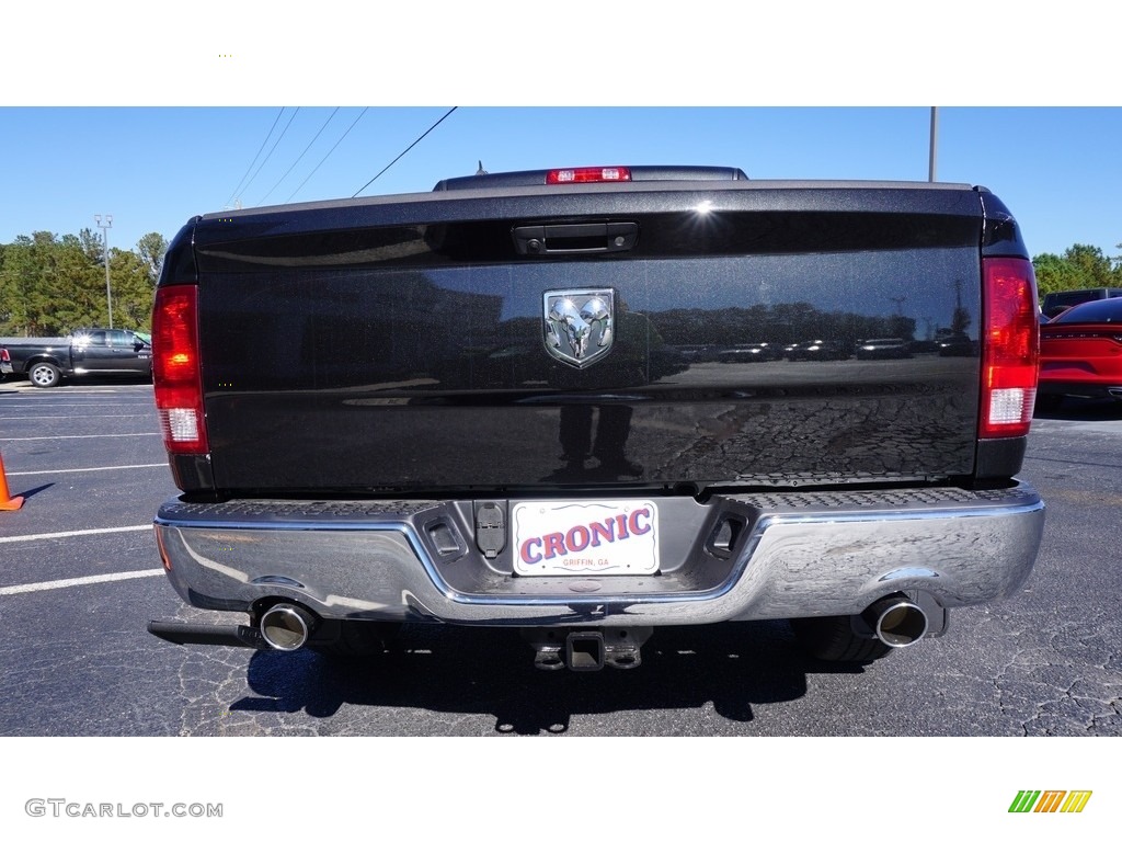 2018 1500 Harvest Edition Crew Cab - Brilliant Black Crystal Pearl / Black/Diesel Gray photo #6