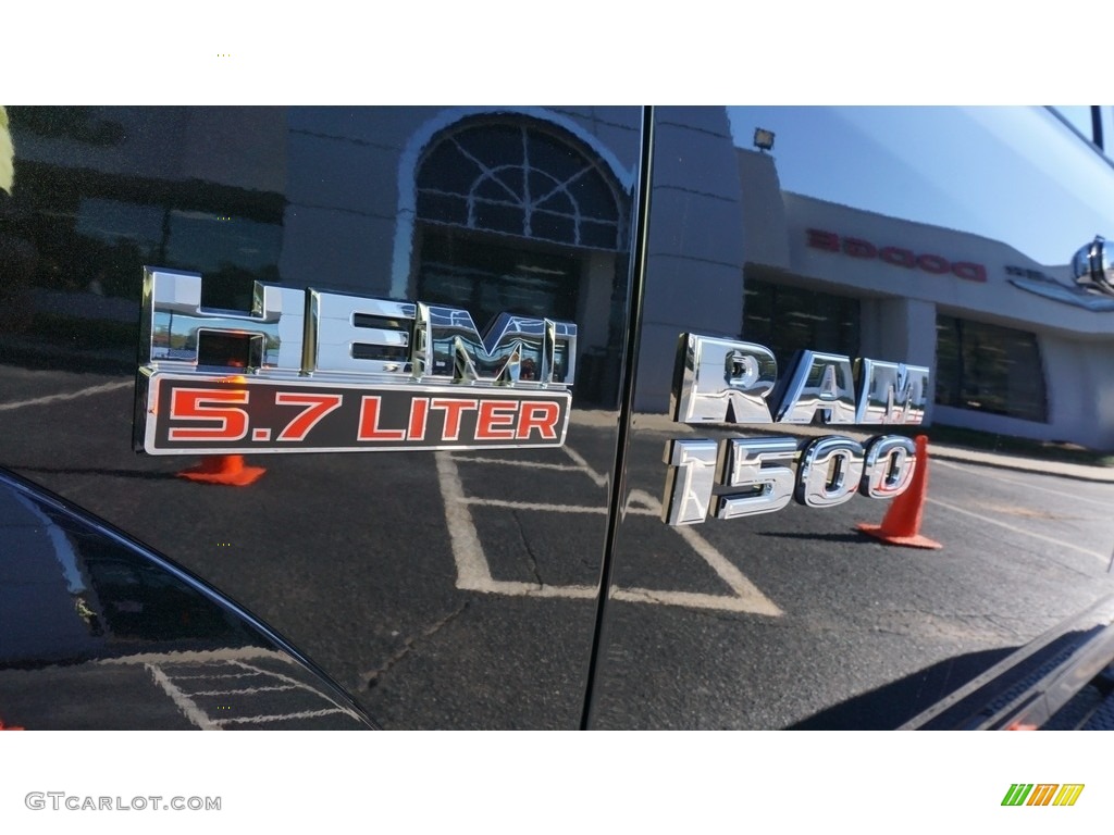 2018 1500 Harvest Edition Crew Cab - Brilliant Black Crystal Pearl / Black/Diesel Gray photo #12