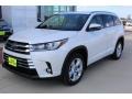 2018 Blizzard White Pearl Toyota Highlander Limited  photo #3