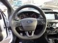Charcoal Black Recaro Leather 2018 Ford Focus ST Hatch Steering Wheel