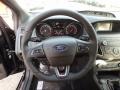 Charcoal Black Steering Wheel Photo for 2018 Ford Focus #123843156