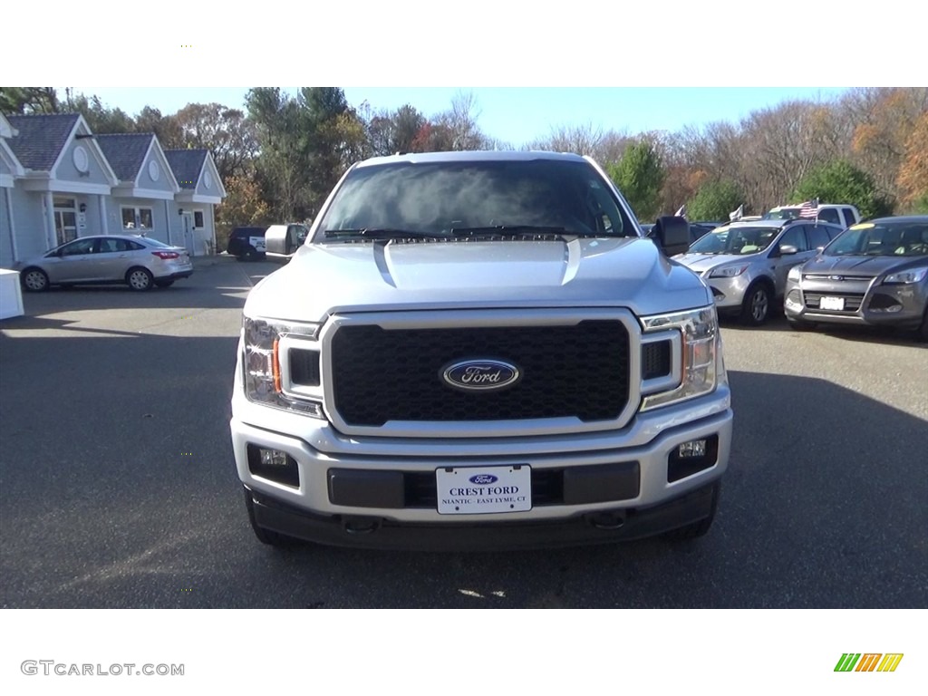 2018 F150 STX SuperCab 4x4 - Ingot Silver / Black photo #2