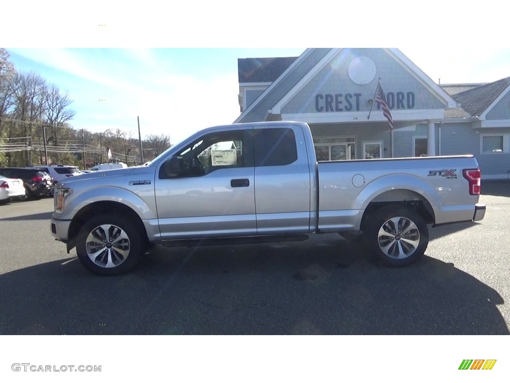 2018 F150 STX SuperCab 4x4 - Ingot Silver / Black photo #4
