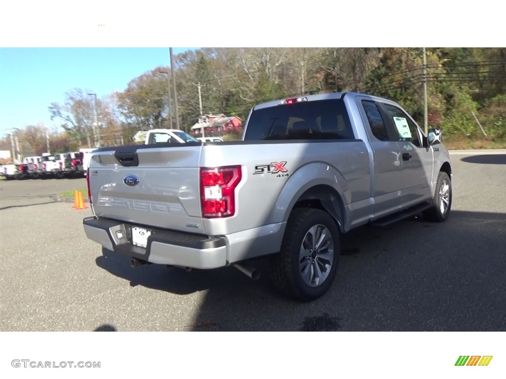 2018 F150 STX SuperCab 4x4 - Ingot Silver / Black photo #7