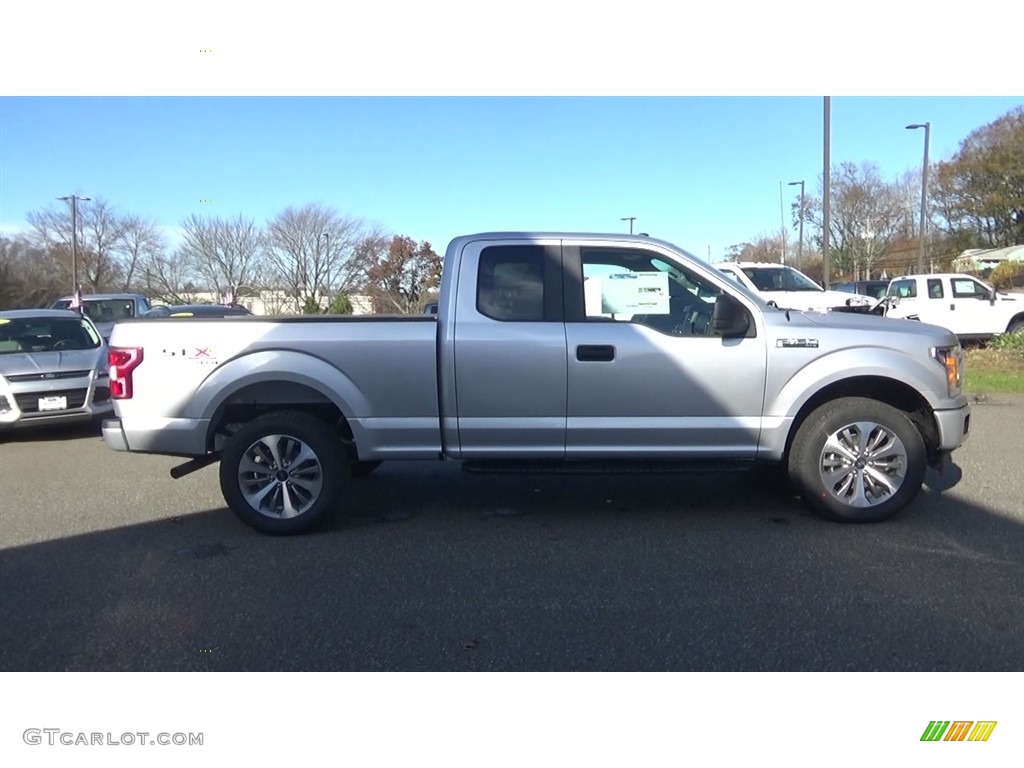 2018 F150 STX SuperCab 4x4 - Ingot Silver / Black photo #8