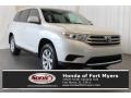 Blizzard White Pearl 2013 Toyota Highlander 