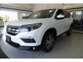 2017 White Diamond Pearl Honda Pilot EX AWD  photo #1