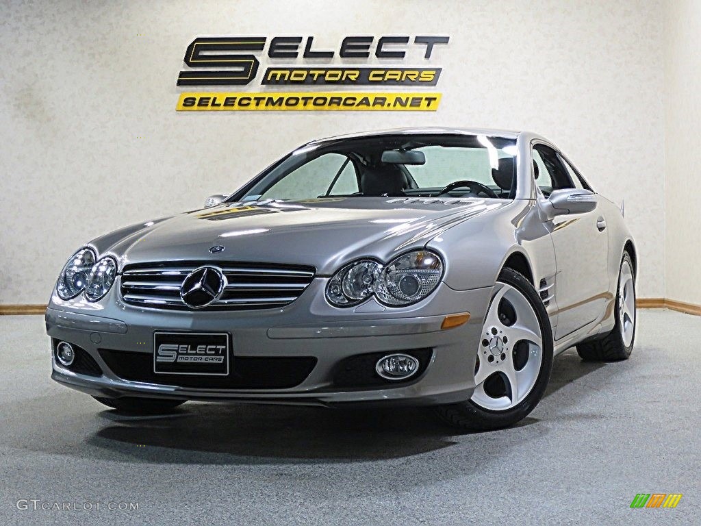 2007 SL 550 Roadster - Pewter Metallic / Black photo #1