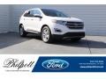 White Platinum Metallic 2017 Ford Edge SEL