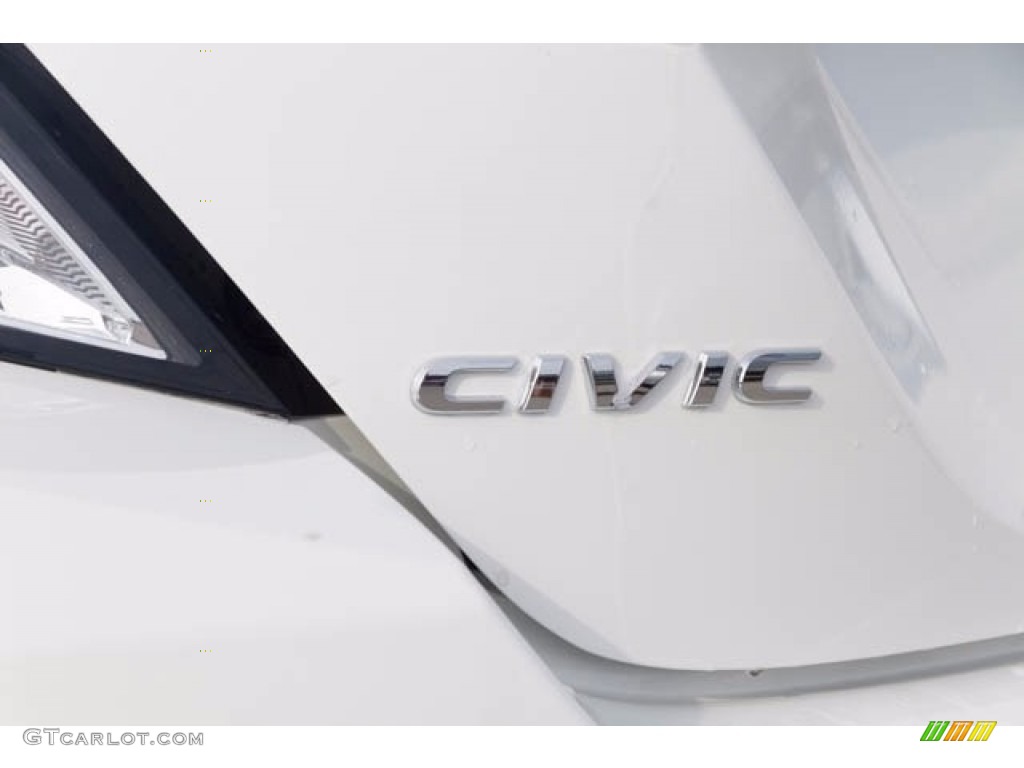 2018 Civic Si Coupe - White Orchid Pearl / Black photo #3