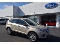 White Gold 2018 Ford Escape Titanium Exterior