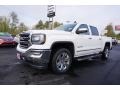 2018 Summit White GMC Sierra 1500 SLT Crew Cab 4WD  photo #2