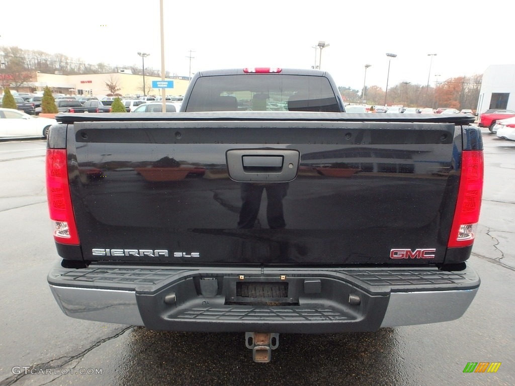 2013 Sierra 1500 SLE Extended Cab 4x4 - Deep Indigo Metallic / Ebony photo #6