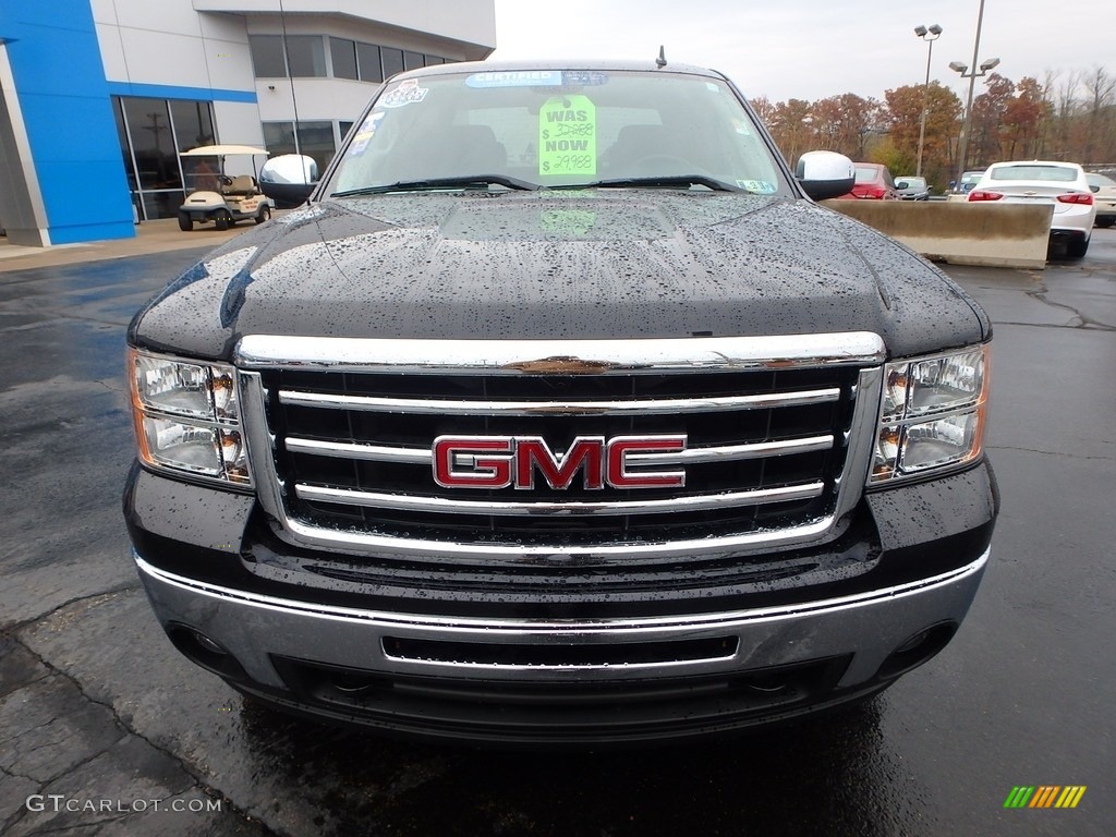 2013 Sierra 1500 SLE Extended Cab 4x4 - Deep Indigo Metallic / Ebony photo #12