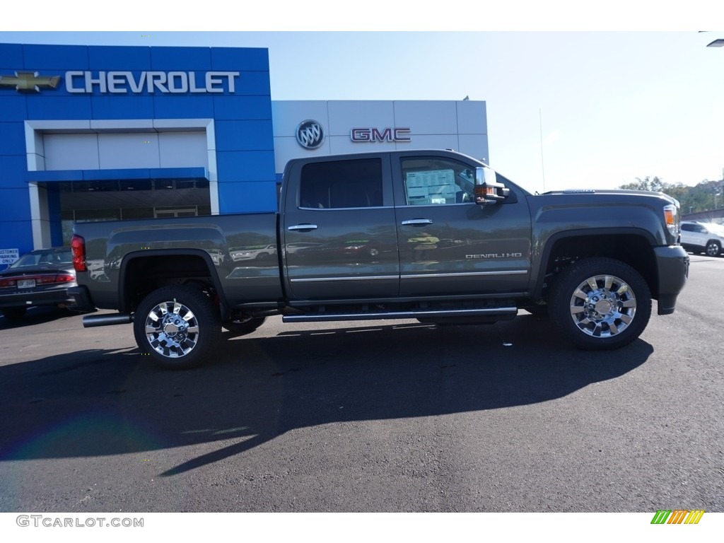 2018 Sierra 2500HD Denali Crew Cab 4x4 - Mineral Metallic / Cocoa/­Dark Sand photo #7