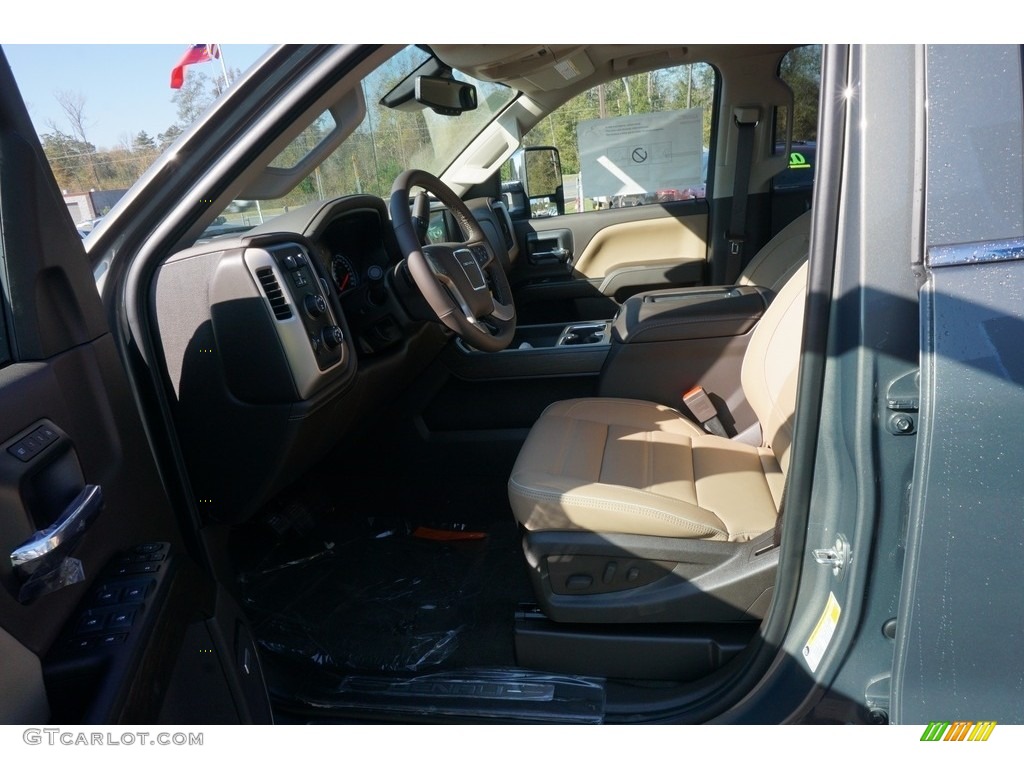 2018 Sierra 2500HD Denali Crew Cab 4x4 - Mineral Metallic / Cocoa/­Dark Sand photo #8