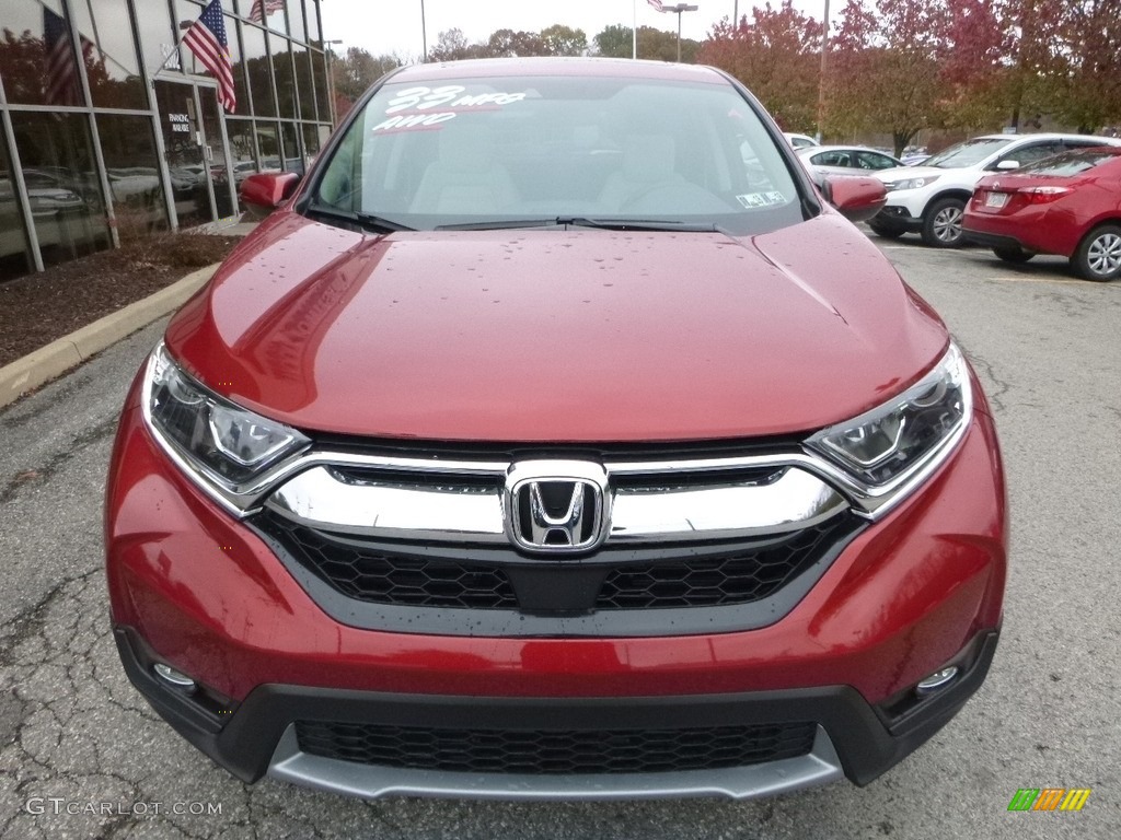 2017 CR-V EX AWD - Molten Lava Pearl / Ivory photo #6