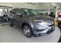 2017 Modern Steel Metallic Honda Pilot EX AWD  photo #3